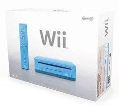 Blue Nintendo Wii System [Mario and Sonic Limited Edition Pack]